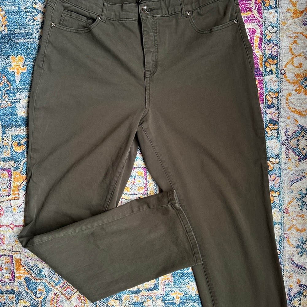 3/25$Tribal Dark Olive Skinny Jeans